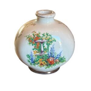 Vintage Lancaster & Sandland of Hanley England Mini Bud Vase Dual Sided Silver